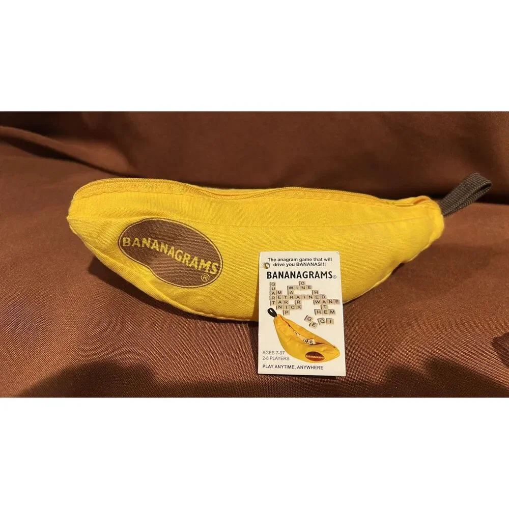 Bananagrams Banana Fun Word Game  With Instruction